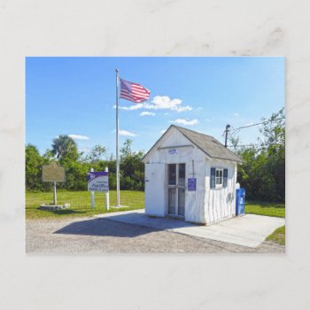 Ochopee  Florida  Post Office  Smallest In U.s. Postcard by catherinesherman at Zazzle