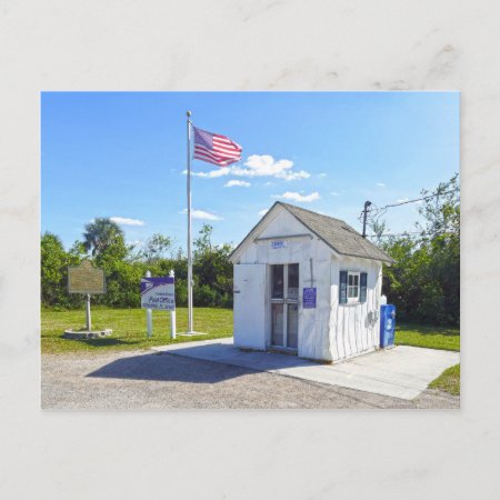 Ochopee, Florida, Post Office, Smallest In U.s. Postcard