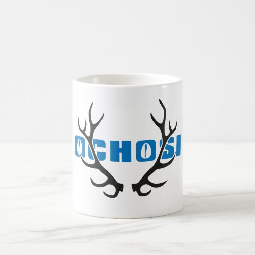 Ochosi hunter with antlers mug