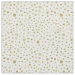 Ochre Confetti Watercolor Dots Fabric