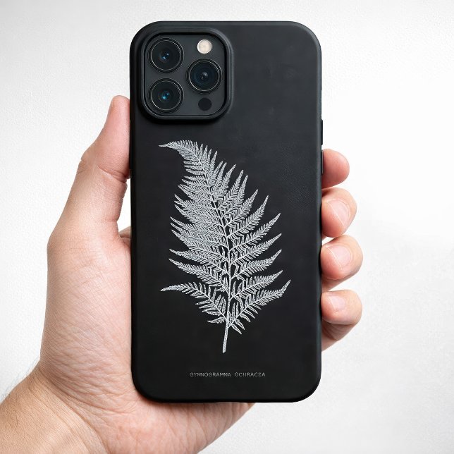 Ochre Fern Frond, Gymnogramma Ochracea  Case-Mate iPhone Case (Ochre Fern Frond, Gymnogramma Ochracea. iPhone Case )
