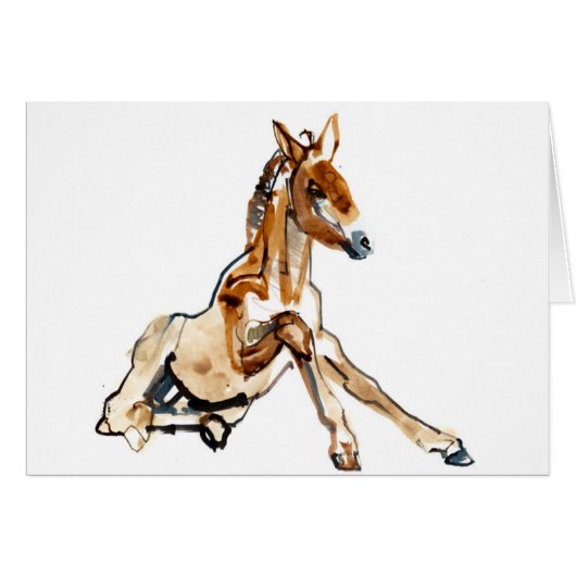 Ochre Foal Cards (Front Horizontal)