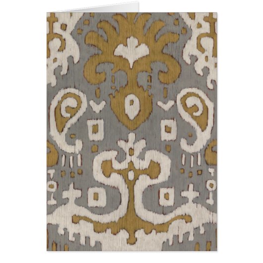 Ochre Ikat I Cards (Front)