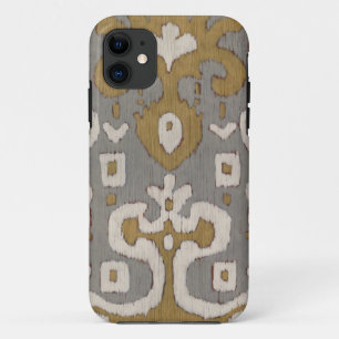 Ochre Ikat I iPhone 11 Case