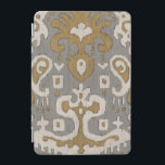 Ochre Ikat I iPad Mini Cover<br><div class="desc">Patterns</div>