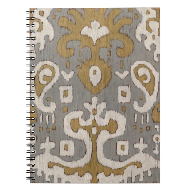 Ochre Ikat I Notebook (Front)