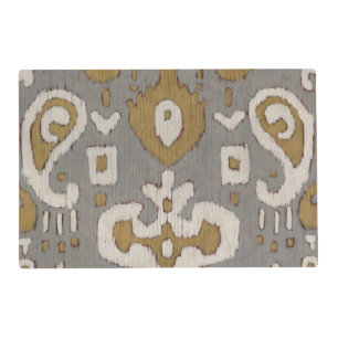 Ochre Ikat I Placemat