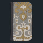 Ochre Ikat I Phone Wallet<br><div class="desc">Patterns</div>