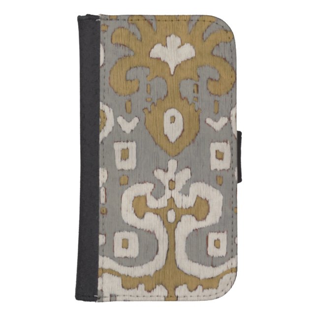 Ochre Ikat I Samsung Galaxy Wallet Case (Front)