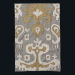 Ochre Ikat I Towel<br><div class="desc">Patterns</div>
