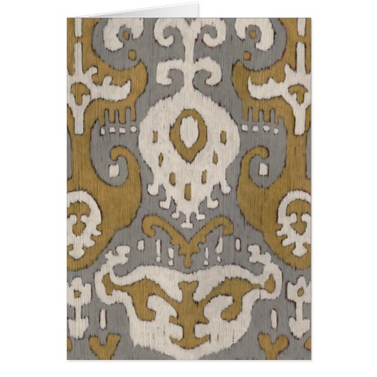 Ochre Ikat II Cards (Front)