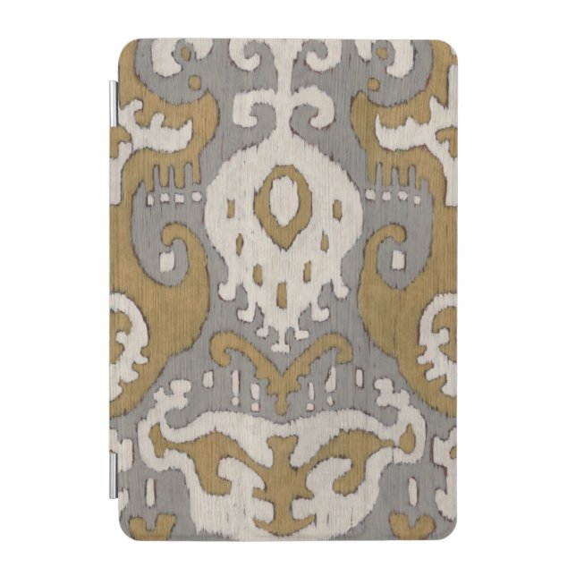 Ochre Ikat II iPad Mini Cover (Front)
