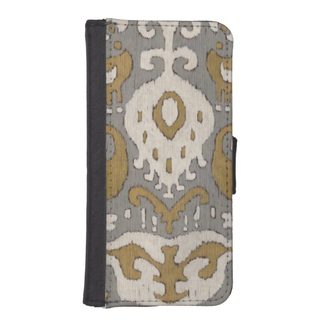 Ochre Ikat II iPhone Wallet Case (Front)
