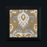 Ochre Ikat II Keepsake Box<br><div class="desc">Patterns</div>
