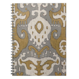 Ochre Ikat II Notebook