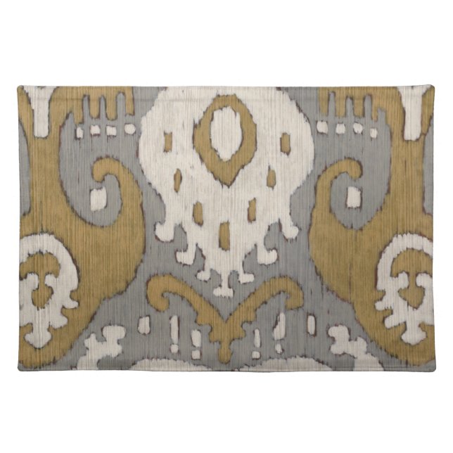Ochre Ikat II Placemat (Front)