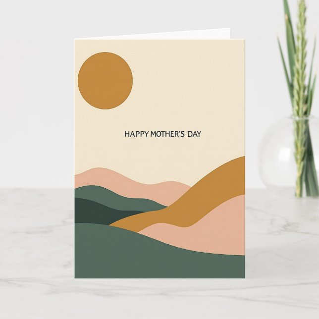 Ochre Sun Mothers Day Card (Front)