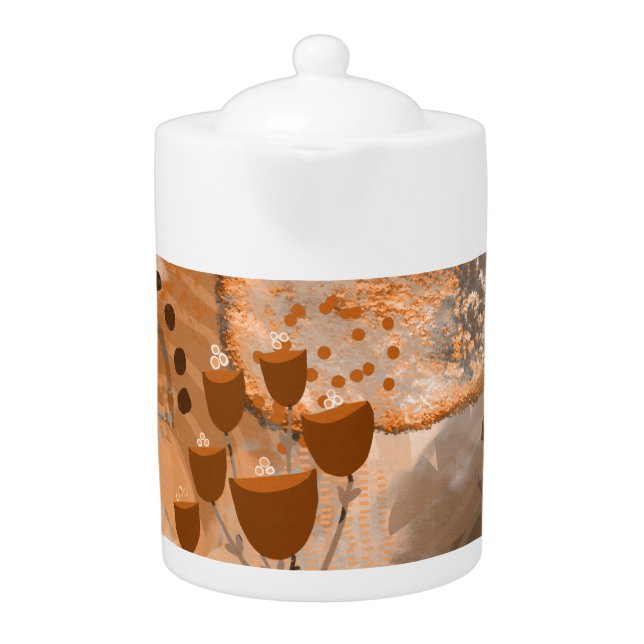 Ochre Teapot Design (Front)