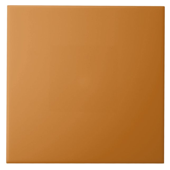 Ochre Yellow Ceramic Tile (Front)