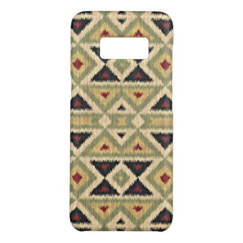 Ochre Yellow Red Olive Green Ethnic Ikat Mosaic Case_Mate Samsung Galaxy S8 Case