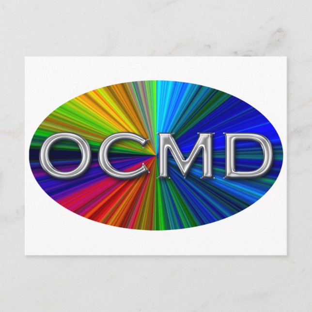 OCMD - Ocean City Maryland Oval Logo Postcard (Front)
