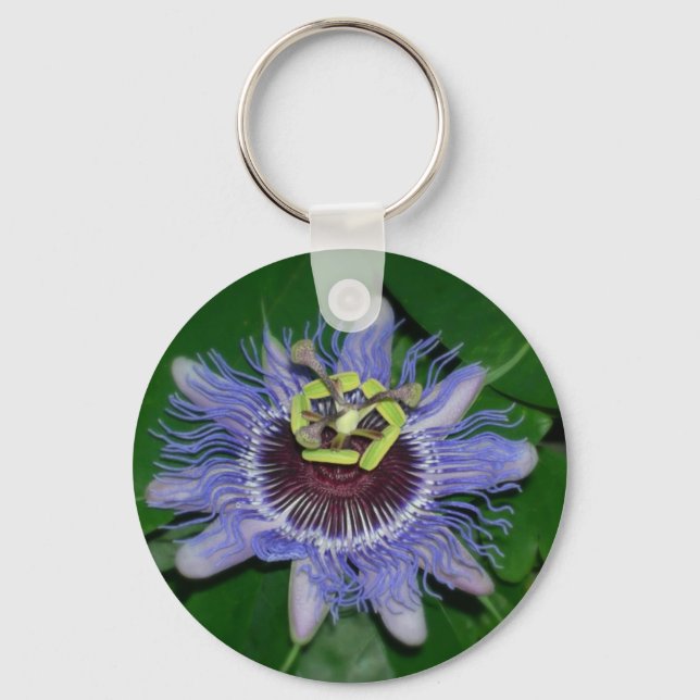 Ocoee flower Passiflora caerulea Passion flower Keychain (Front)