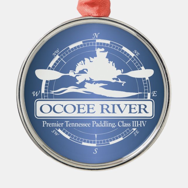 Ocoee River (KC2) Metal Ornament (Front)
