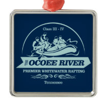 Ocoee River (rafting2) Metal Ornament