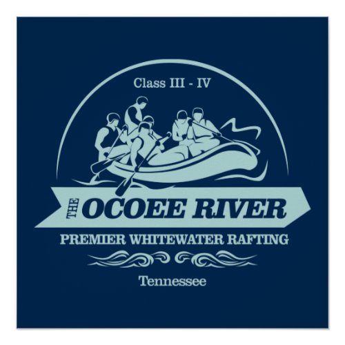 Ocoee River rafting2 Poster