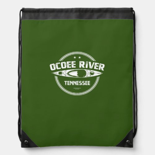 Ocoee River Tennessee Drawstring Bag
