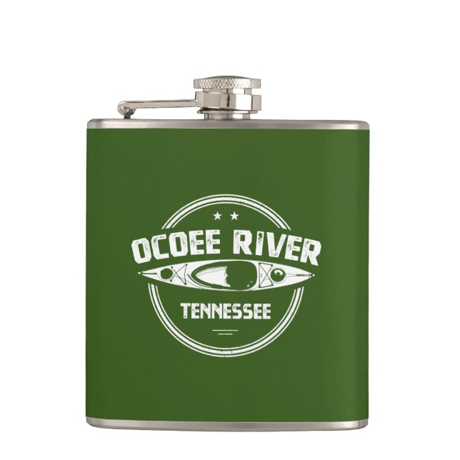 Ocoee River, Tennessee Flask (Front)