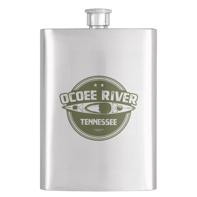 Ocoee River, Tennessee Flask (Front)