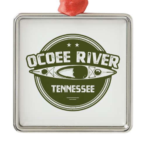 Ocoee River, Tennessee Metal Ornament