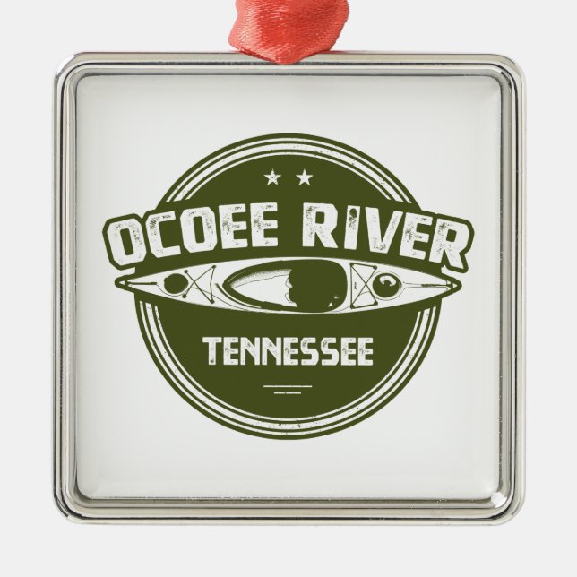 Ocoee River, Tennessee Metal Ornament (Front)