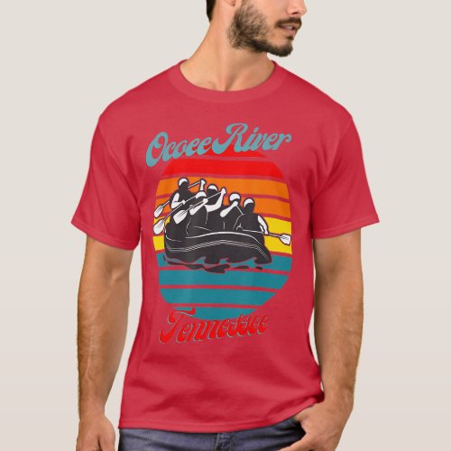 Ocoee River Tennessee White Water Rafting Canoeing T_Shirt