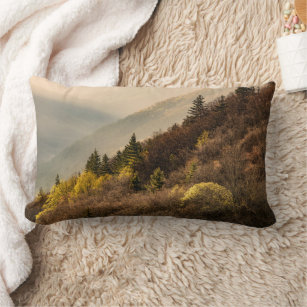 Oconaluftee Valley Overlook   North Carolina Lumbar Pillow