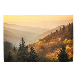 Oconaluftee Valley Overlook   North Carolina Metal Print