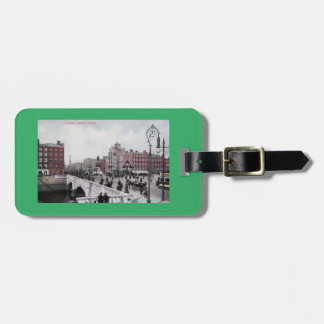 O'Connell Bridge, Dublin, Ireland, Vintage Style Luggage Tag