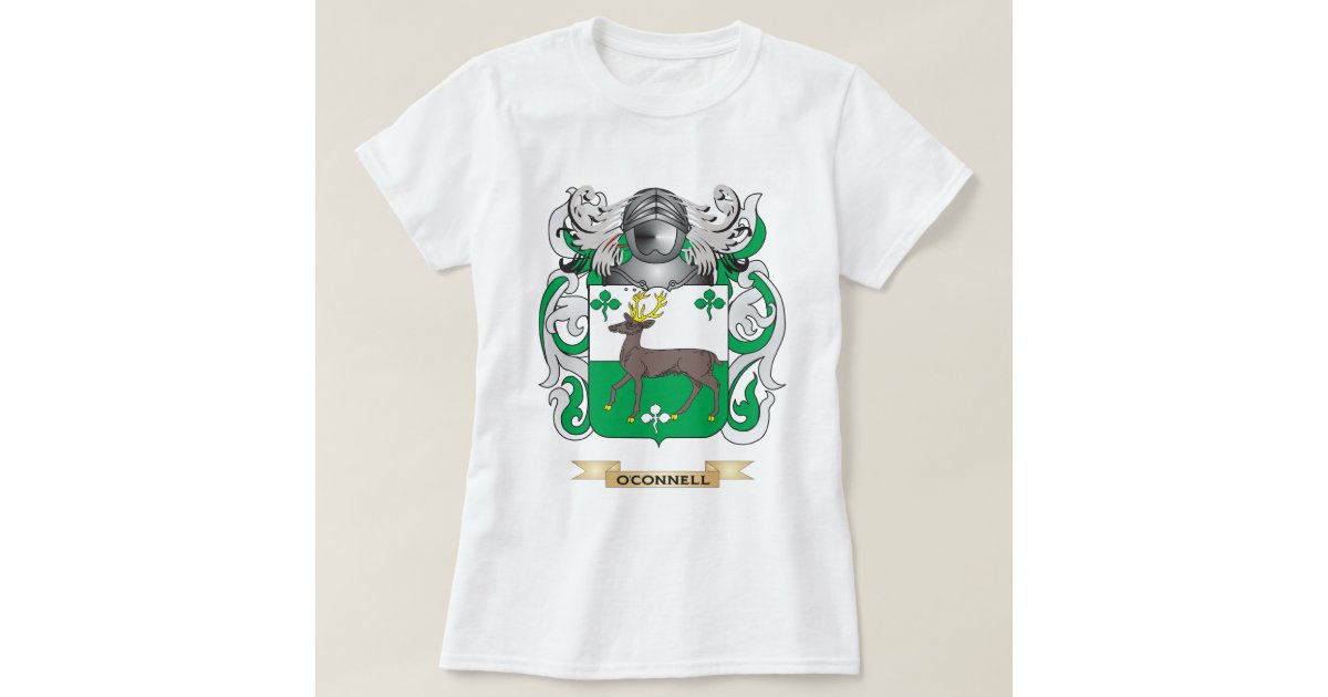 O'Connell Coat of Arms (Family Crest) T-Shirt | Zazzle
