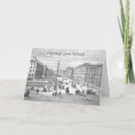 O&#39;connell Street Vintage Dublin Ireland Greeting Card at Zazzle