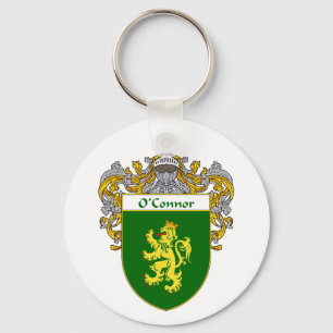 O'Connor Coat of Arms (Mantled) Keychain