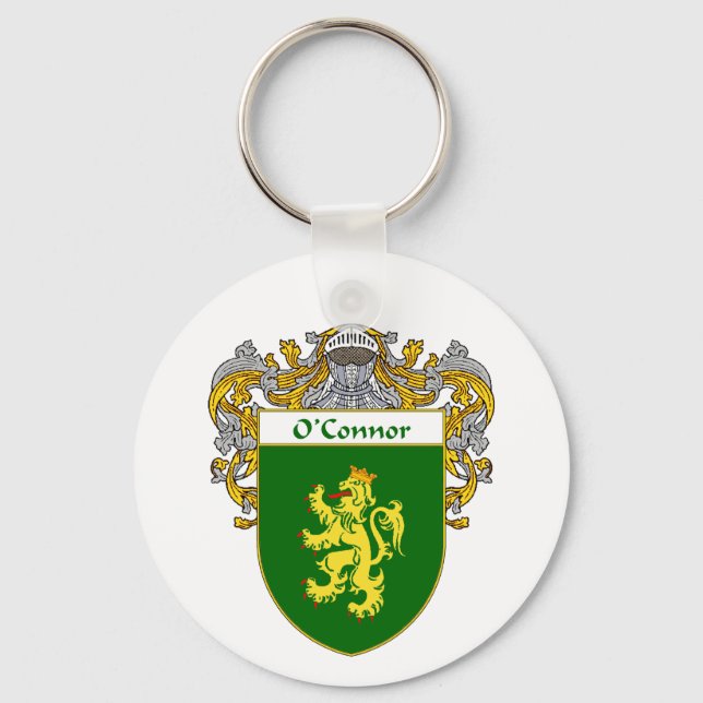 O'Connor Coat of Arms (Mantled) Keychain (Front)