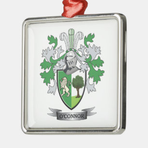 O'Connor Coat of Arms Metal Ornament