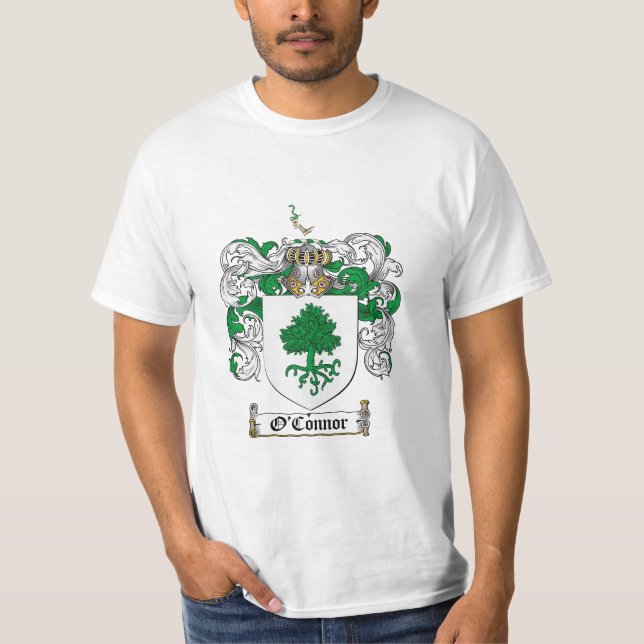 O'Connor Family Crest - O'Connor Coat of Arms T-Shirt (Front)