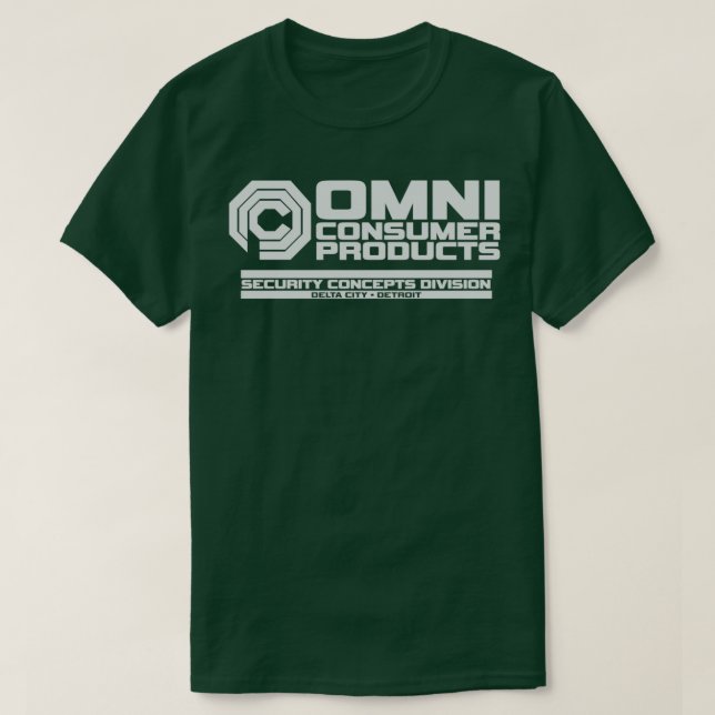 OCP Security Concepts Department Inspired by RoboC T-Shirt (Design Front)