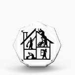 OCR240 AWARD<br><div class="desc">All the building trades are represented in this home building silhouette. Create a logo for a home builder or a memorable gift for a contractor.</div>