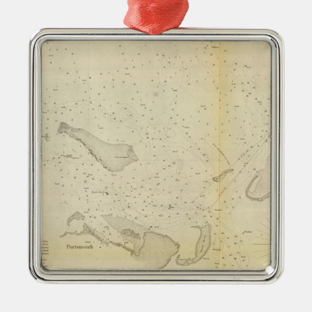 Ocracoke Inlet, NC Metal Ornament (Front)