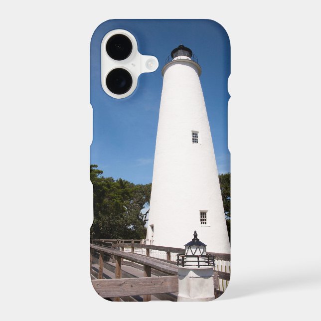 Ocracoke Island Lighthouse Iphone Case (Back)