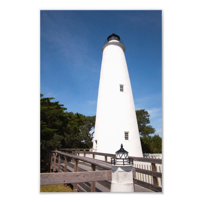 Ocracoke Island Lighthouse Photo Print (Front)