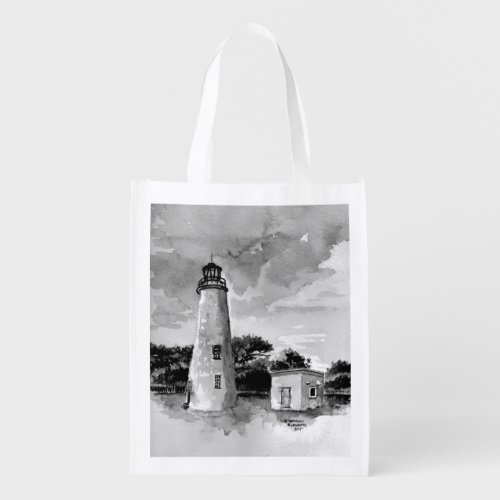 Ocracoke Island Lighthouse Reusable Bag